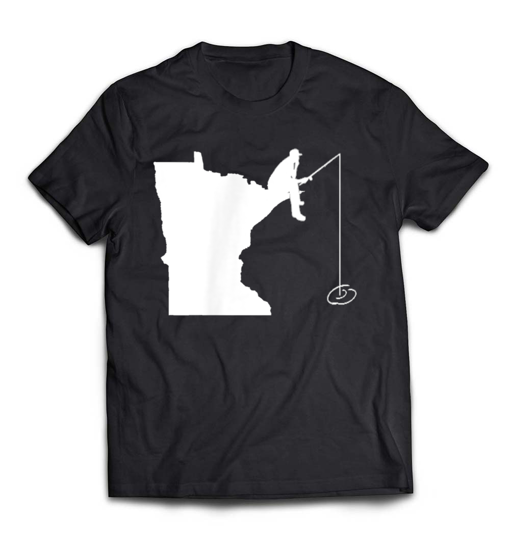 Minnesota Fisherman Gift Fishing T-Shirt: A Perfect Tribute for Anglers